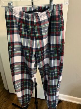 Boys Holiday Plaid Fleece Pajama Pants - Size L